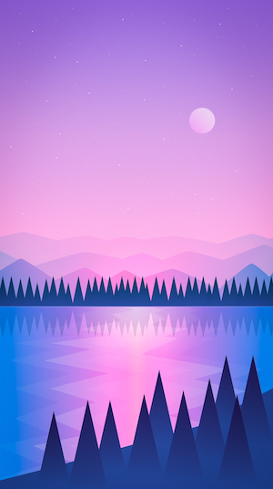iPhone14 Purple wallpapers_4