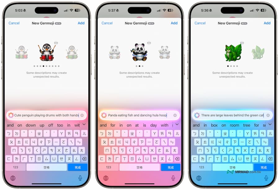 ios genmoji a16