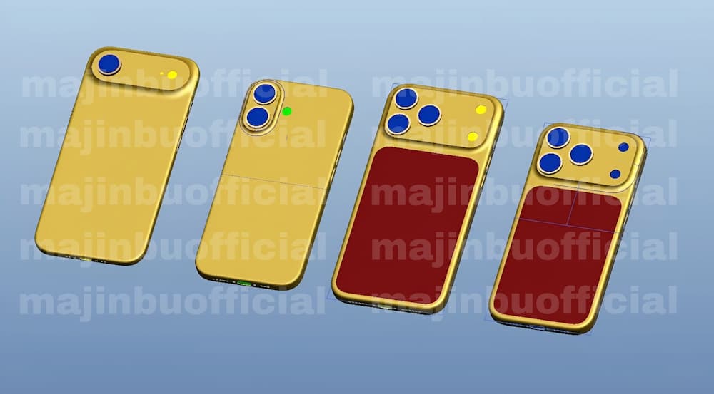 iPhone 17 has three appearance designs: Standard version, Air version and Pro version