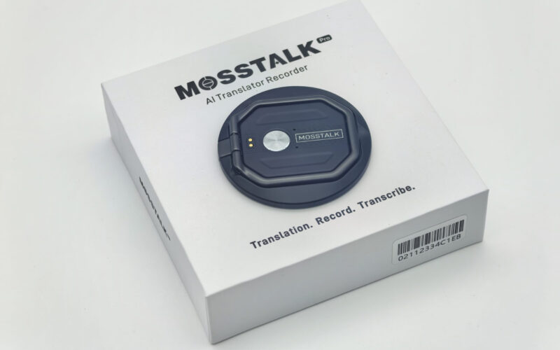 Translation artifact MOSSTALK Pro test: AI support, there is a thousand yuan to find a way to break the language barrier!