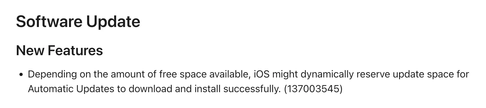 Apple imports iOS 26 dynamic storage reserve new features 1
