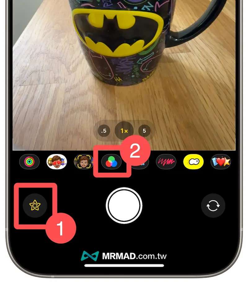 How to shoot cartoon filter style through iPhone 2