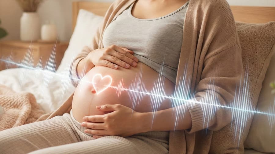 Did you hear that? How to differentiate between baby's fetal heart sounds and noise