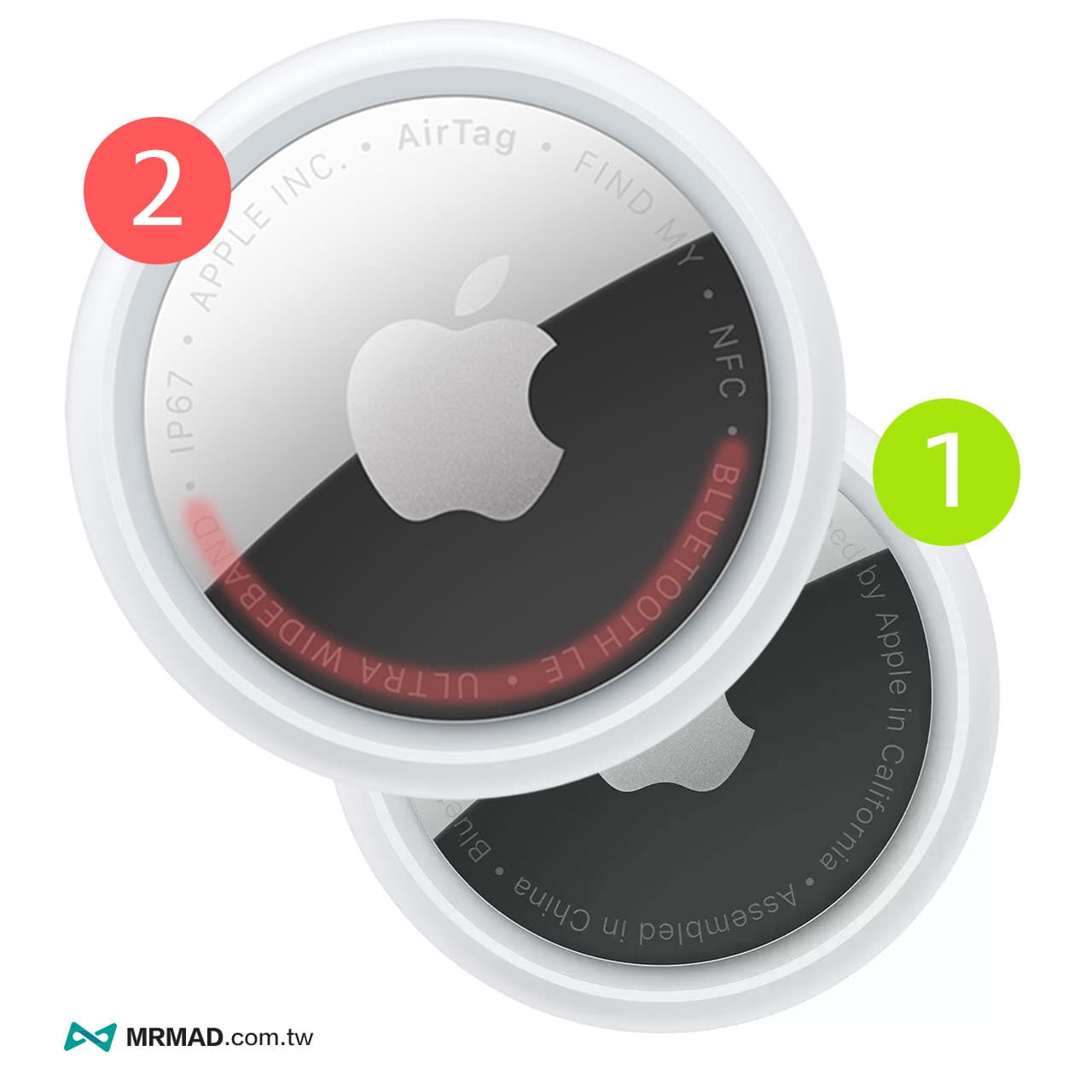 AirTag 2 vs AirTag 1 What are the differences in appearance design 1
