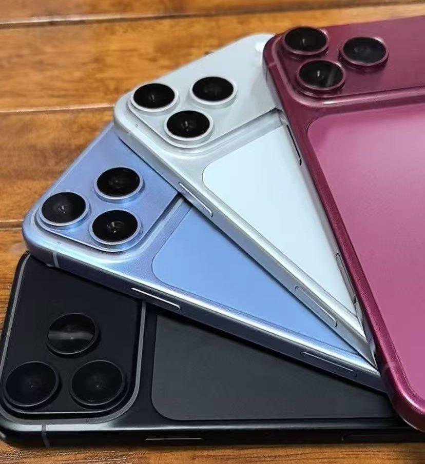 iPhone 18 Pro is the closest to real machine exposure! 4 colors look like this, dark cherry is the most eye-catching