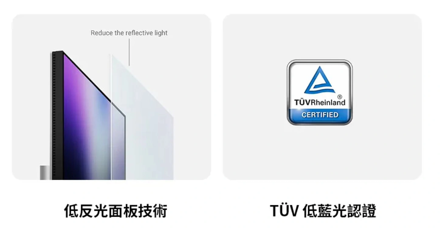 Passed the Rheinland Low Blue Light Certification: The best screen for eye protection