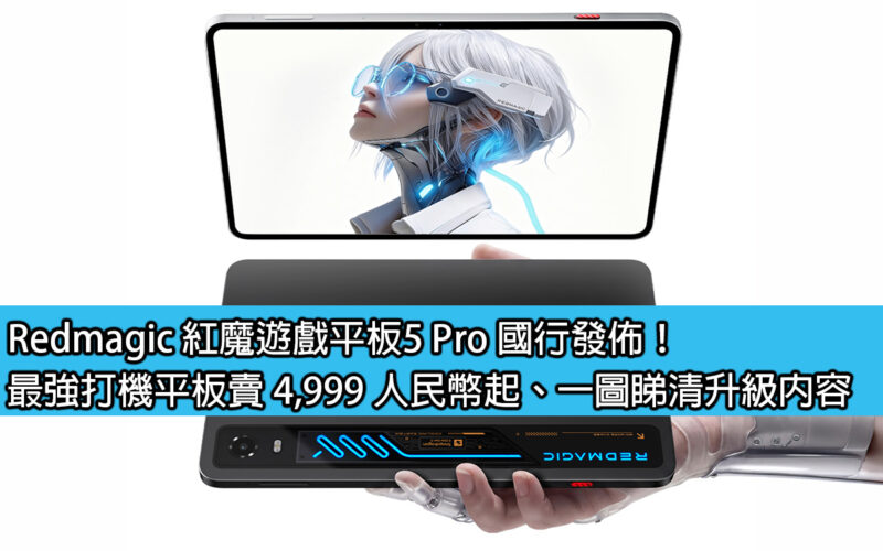 Redmagic gaming tablet 5 Pro released in China! The most powerful gaming tablet starts at RMB 4,999, and you can see the upgrade content in one picture