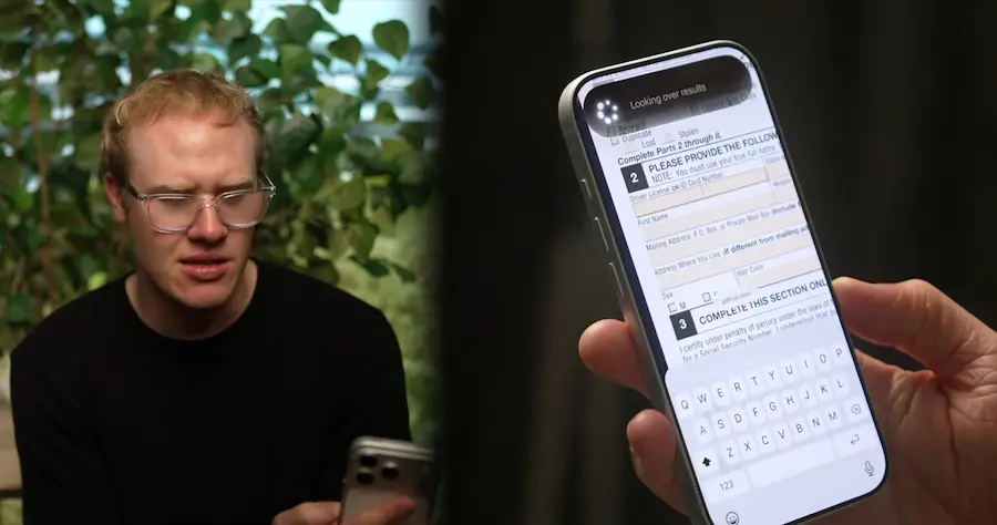 Apple Siri AI Function Test 3: Cross-App Automation and Visual Recognition 1