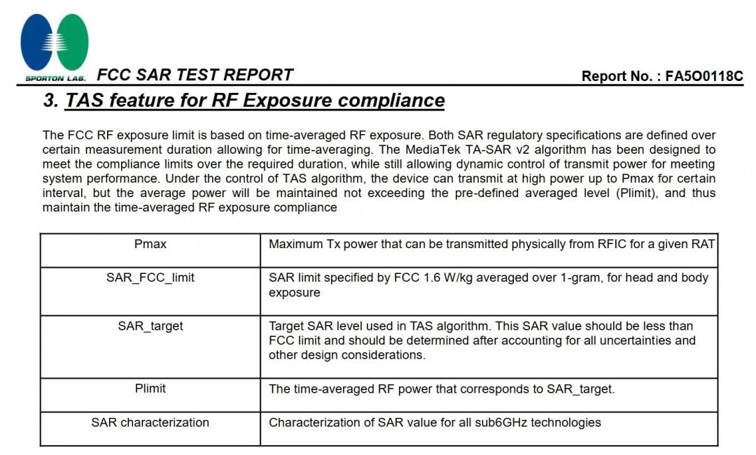 FCC certification documents. (Photo/FCC)