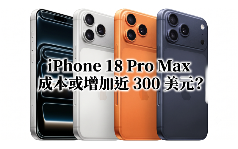 Will iPhone 18 Pro Max cost nearly $300 more? The increase in chip and memory prices is the main reason, and high-capacity versions may see price adjustments!