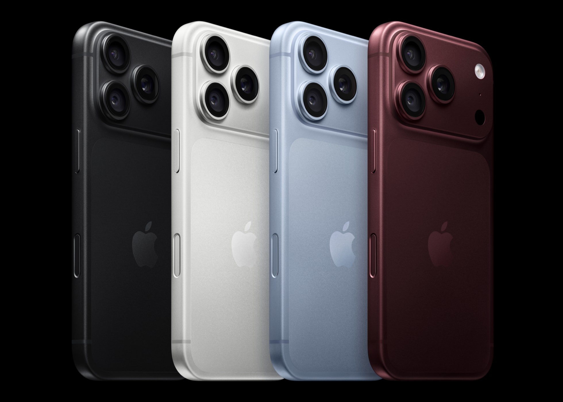 iPhone 18 Pro color lineup black silver glacier burgundy