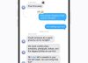 Messages conversation with one-tap suggestions
