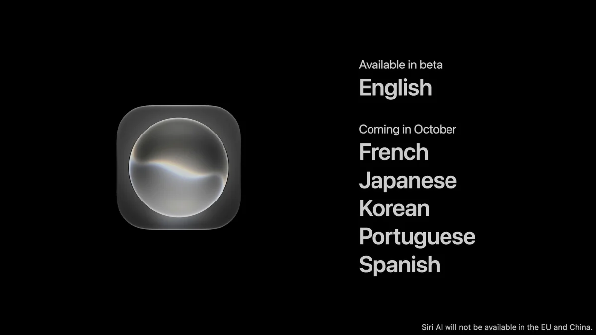Siri AI compatible period