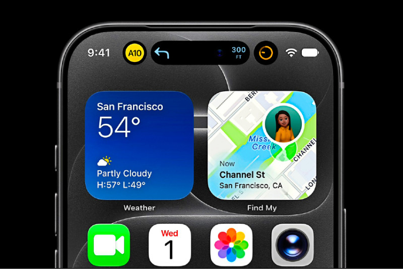 The upgraded version of the iPhone 18 Pro series' dynamic island can display up to 3 