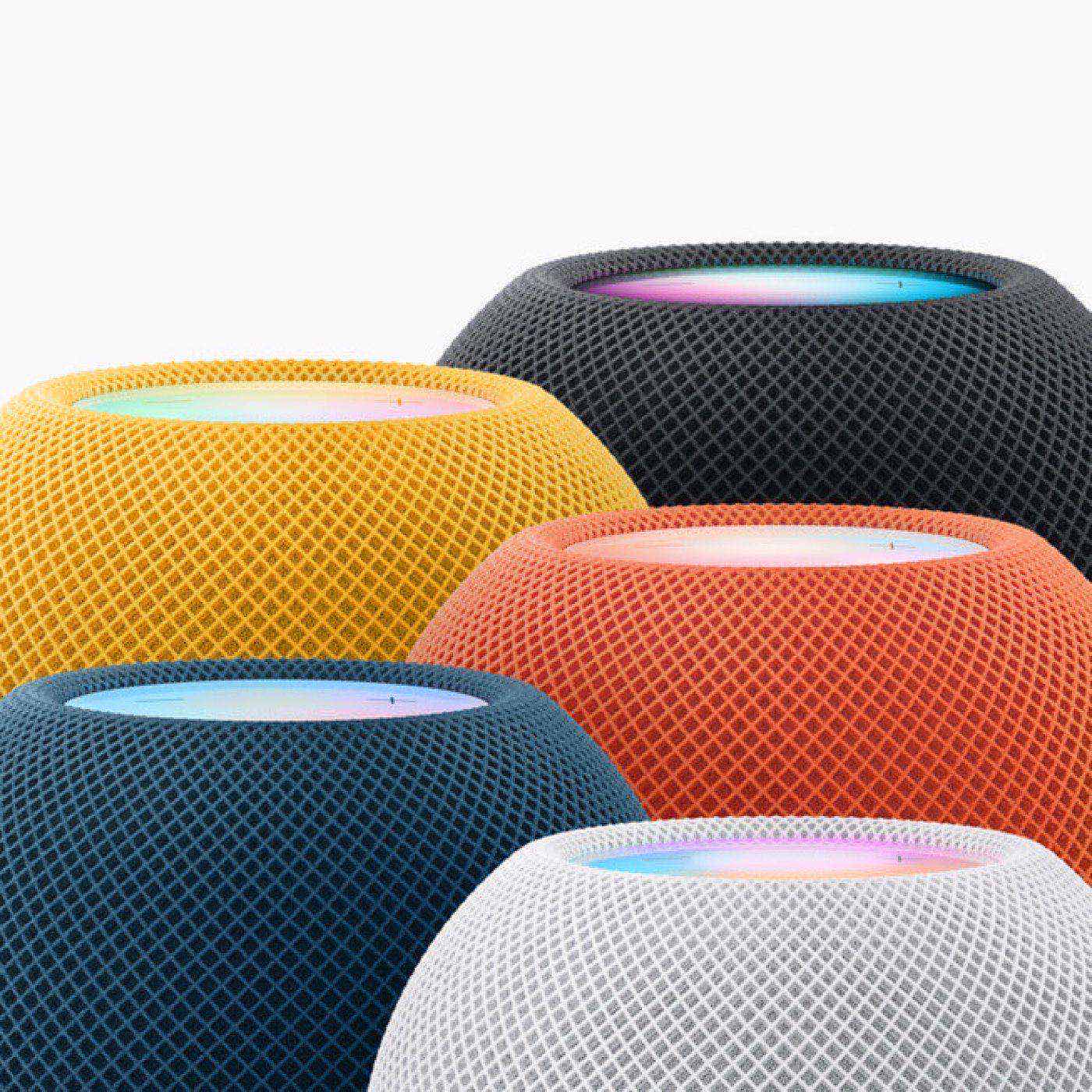 Current HomePod mini color lineup