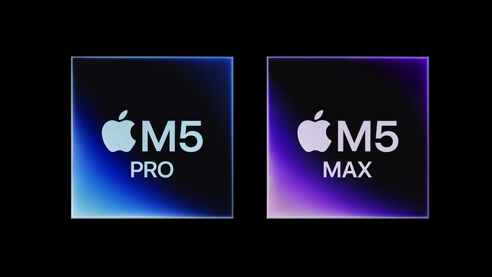 M5 Pro and M5 Max chips from Apple Newsroom