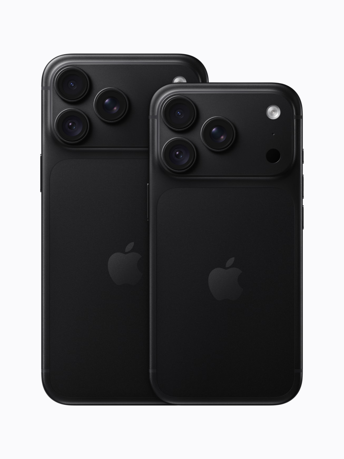 iPhone 18 Pro Max and iPhone 18 Pro in black