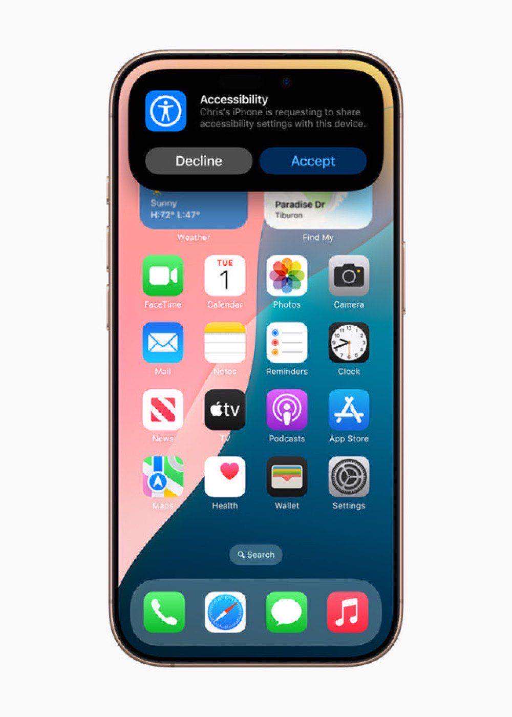 Apple Accessibility features hero from Apple Newsroom