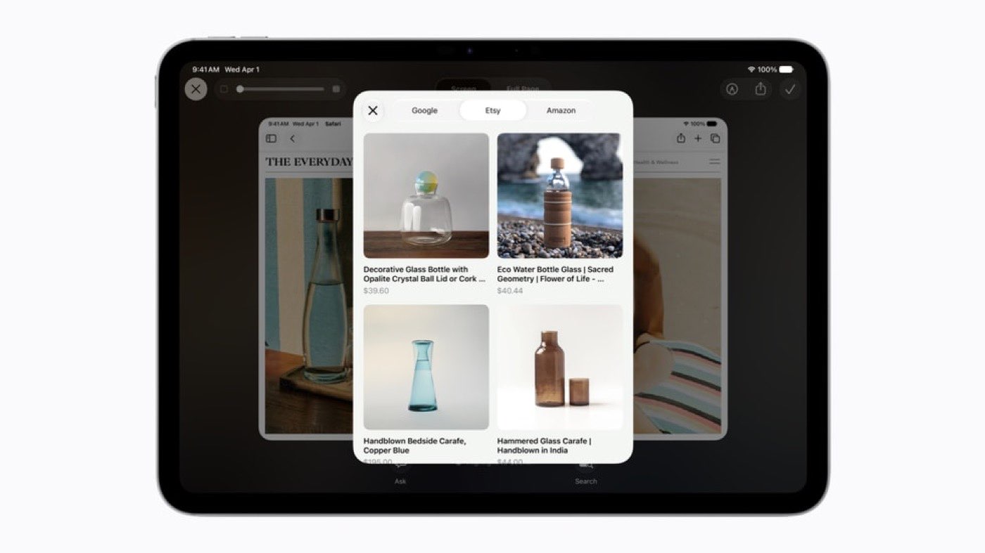 Visual Intelligence on iPadOS 27