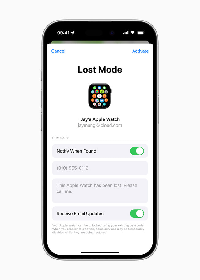 Find My Lost Mode on iPhone