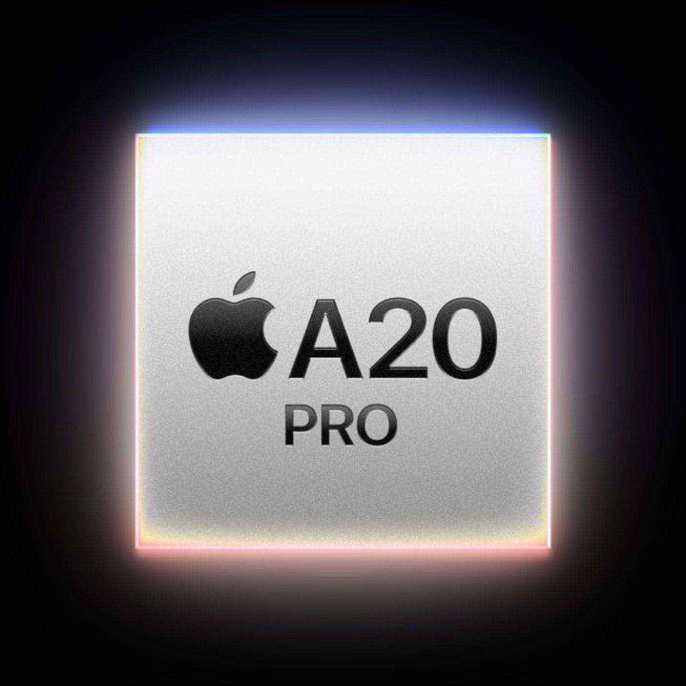 A20 Pro chip graphic for iPhone 18 Pro models
