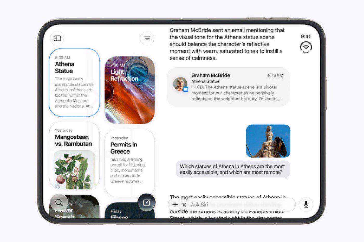 Siri AI app collecting conversations on iPhone