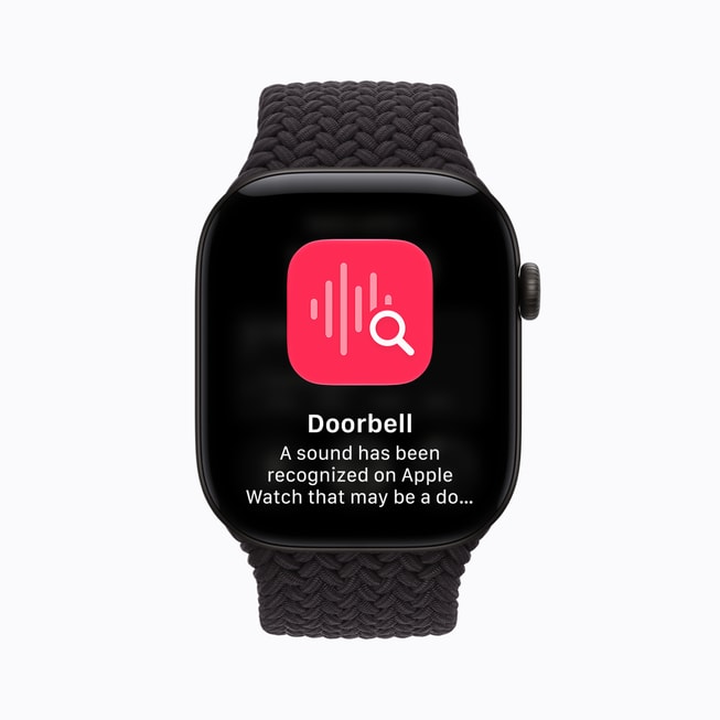 Sound Recognition alert on Apple Watch Series 12