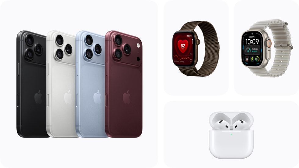 iPhone 18 Pro lineup with Apple Watch Series 12 Ultra 4 and AirPods 5